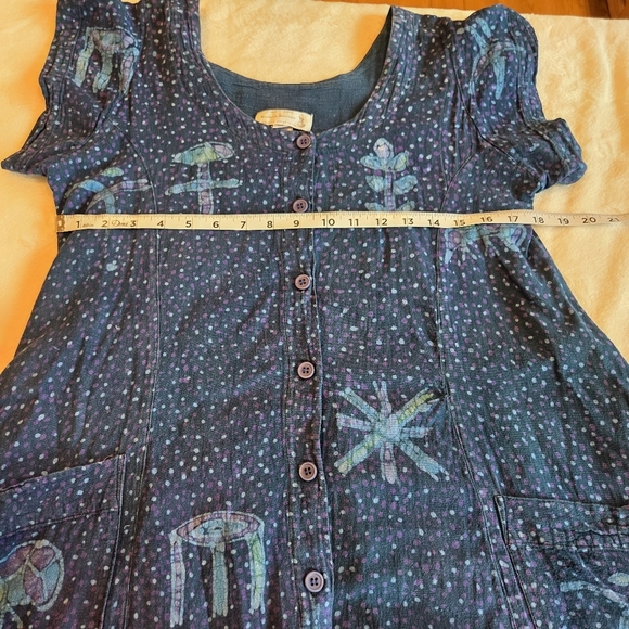 Nnamdi Ibenagu Spirit of Courage Old Style African Tie Dye Maxi Dress Women - Picture 12 of 16